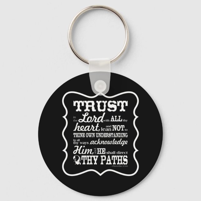 Trust in the Lord Keychain (Front)