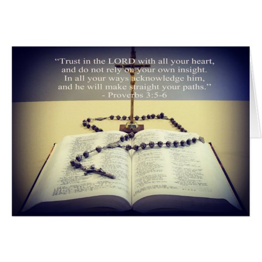 Trust in the Lord Message Cards (Front Horizontal)
