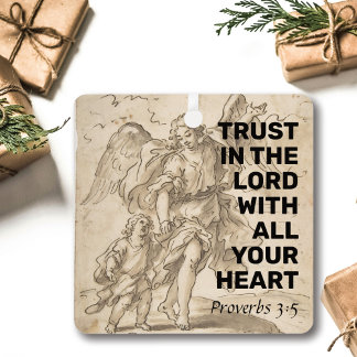Trust in the Lord Metal Ornament