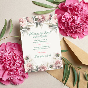 Trust in the Lord Proverbs 3:5-6 Card