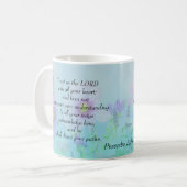 Trust in the Lord, Proverbs 3:5,6 Coffee Mug (Front Left)