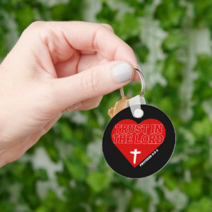 Trust in the Lord – Proverbs 3:5-6 Keychain