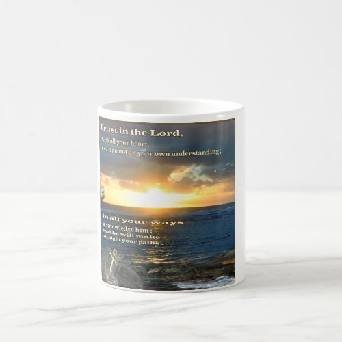 Trust in the Lord proverbs 35_6 Magic Mug