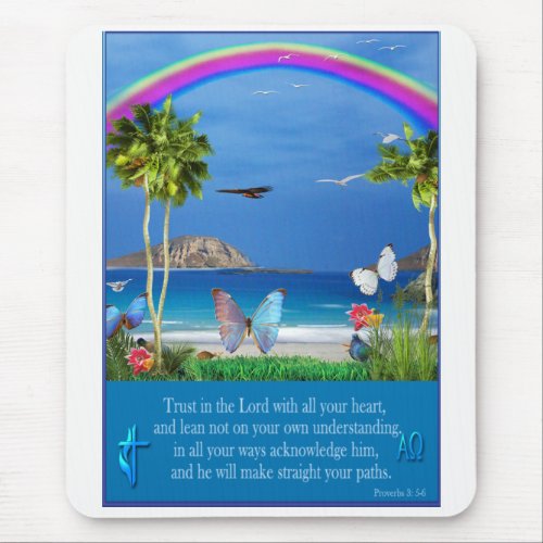 Trust in the Lord proverbs 35_6   Mouse Pad