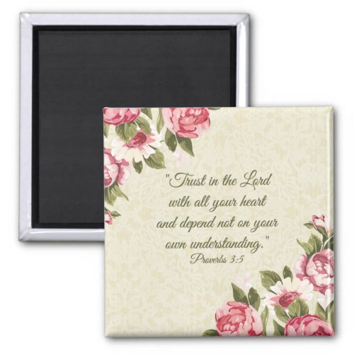 Trust in the Lord Psalms Scripture Magnet