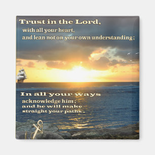 Trust in the Lord Scripture Magnet