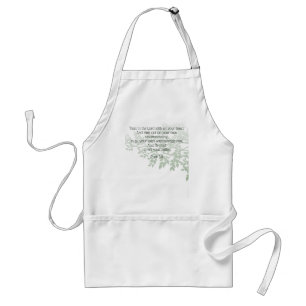 Trust in the Lord Scripture Tree Leaves art Adult Apron
