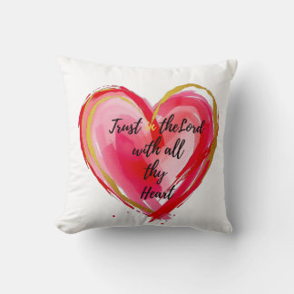 Trust in the Lord Throw Pillow