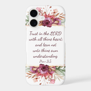 Trust in the LORD with all thine heart; and lean  iPhone 17 Case