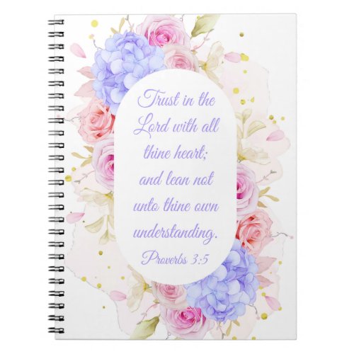 Trust in the Lord with All Thine Heart Notebook