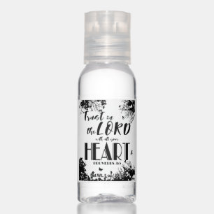 Trust In The Lord With All Your Heart Christian Hand Sanitizer