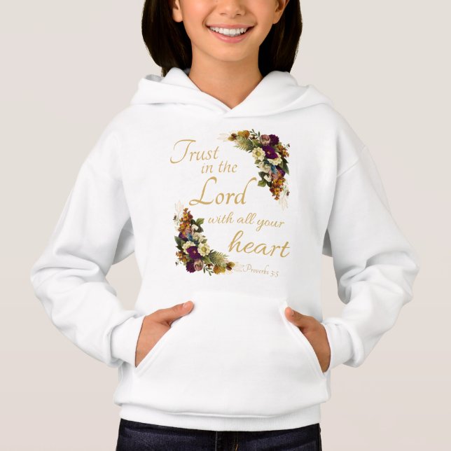 Trust in the LORD with All Your Heart for Women Hoodie (Front)