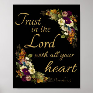 Trust in the LORD with All Your Heart for Women Poster