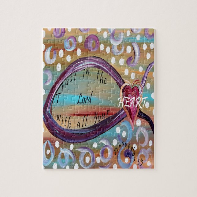 Trust in the Lord With All Your Heart Jigsaw Puzzle (Vertical)