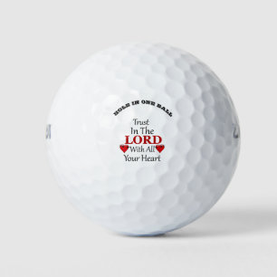 Trust in the Lord with all your Heart Proverbs 3.5 Golf Balls
