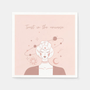 Trust in the Universe Spiritual Positivity Napkins