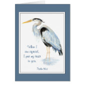 Trust in YOu Bible Inspirational Quote Heron (Front)