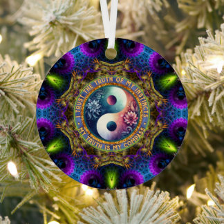 Trust Instincts Growth Compass Direction Inspire Metal Ornament