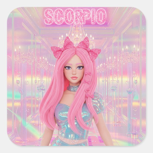 Trust Issues in Lip Gloss Square Sticker (Front)