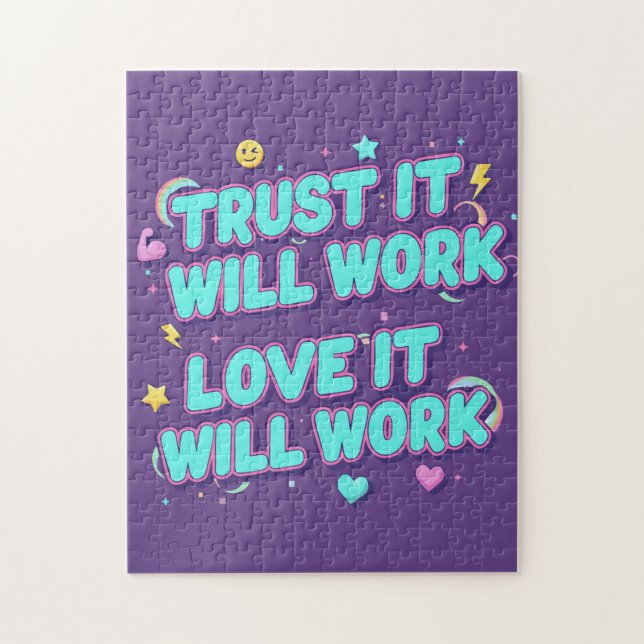 Trust It Will Work, Love It Will Work Jigsaw Puzzle (Vertical)