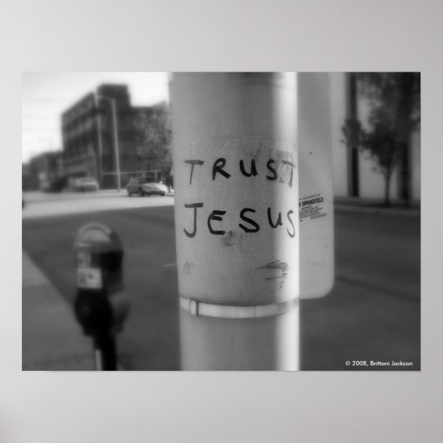 Trust Jesus Poster (Front)
