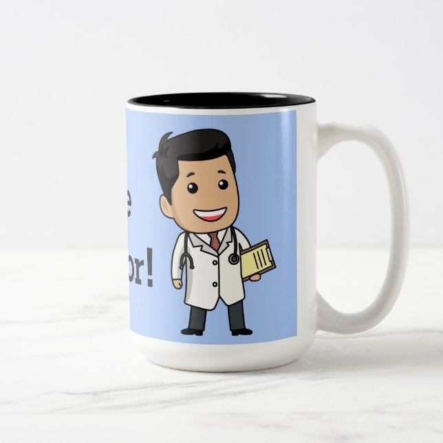 Trust Me Doc Two-Tone Coffee Mug (Right)
