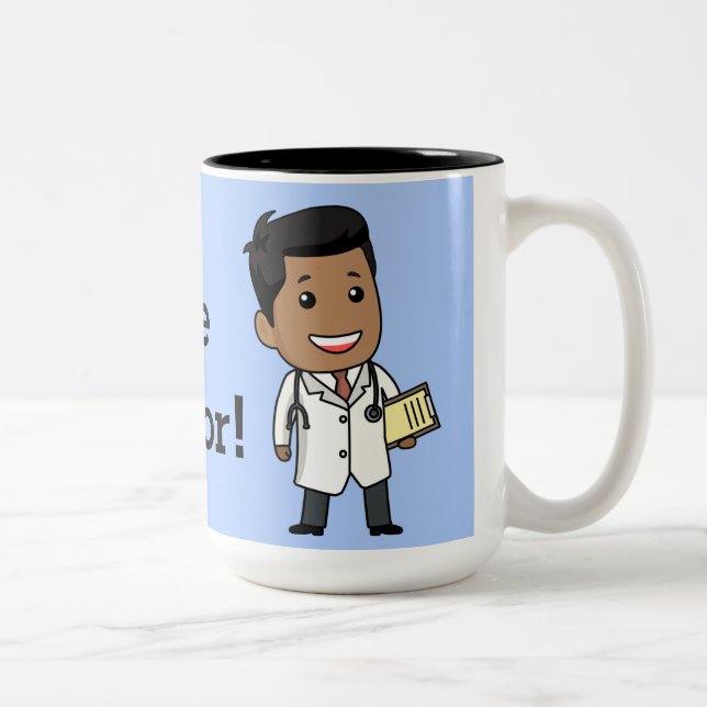 Trust Me Doc Two-Tone Coffee Mug (Right)