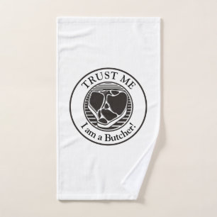 Trust me, I am a Butcher T-bone Bath Towel Set