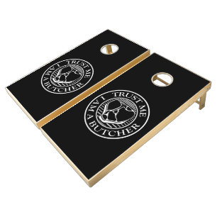 Trust me, I am a Butcher T-bone Cornhole Set