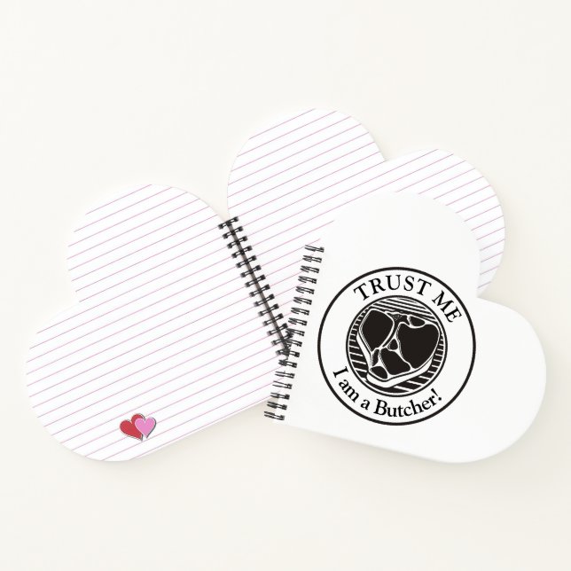 Trust me, I am a Butcher T-bone Notebook (Inside)
