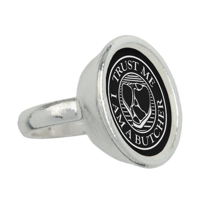 Trust me, I am a Butcher T-bone Ring (Side)