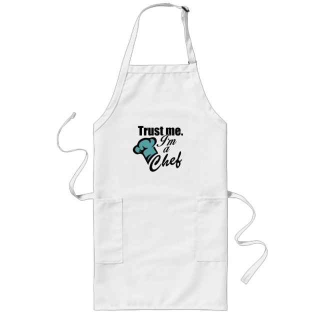 Trust me I am a Chef  Long Apron (Front)