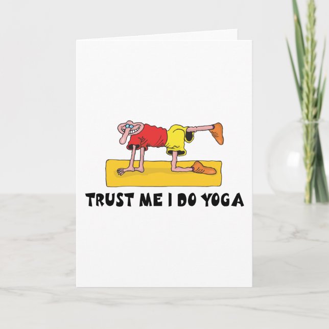 Trust Me I Do Yoga Gift Card (Front)