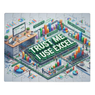 Trust Me I Use Excel Jigsaw Puzzle
