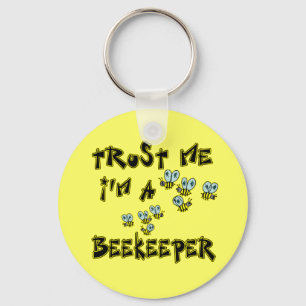 Trust Me I'm a Beekeeper Keychain