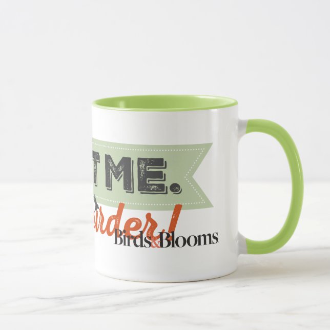 Trust me. I'm a Birder! Ribbon Mug (Right)