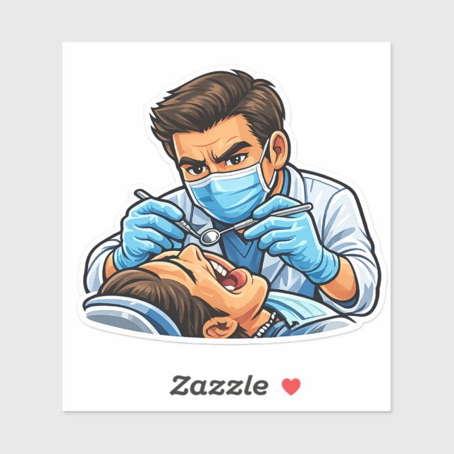 trust me im a dentist sticker (Sheet)