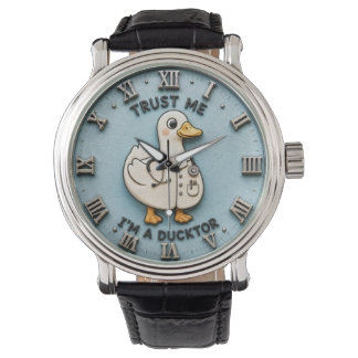 Trust Me I'm a Ducktor Funny Doctor Duck Watch