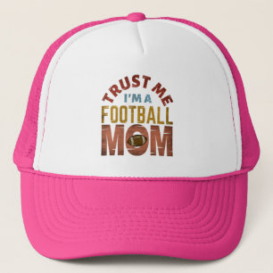 TRUST ME I'M A FOOTBALL MOM TRUCKER HAT