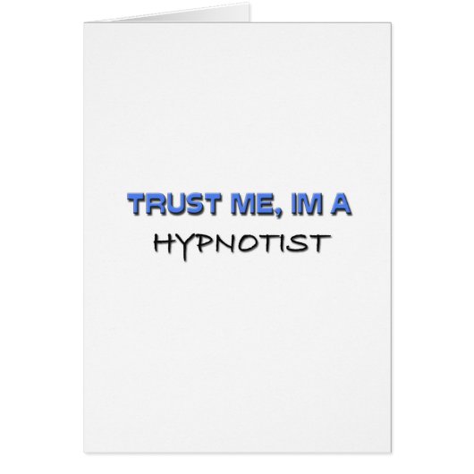 Trust Me I'm a Hypnotist Cards (Front)