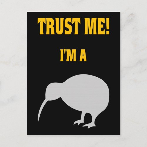 TRUST ME IM A KIWI POSTCARD