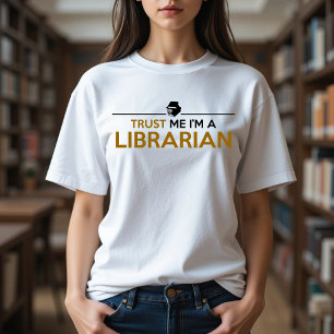 TRUST ME I'M A LIBRARIAN Tri-Blend SHIRT
