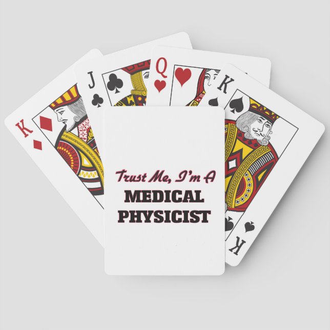 Trust me I'm a Medical Physicist Poker Cards (Back)