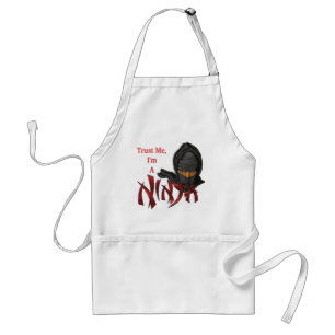 Trust Me I'm A Ninja Adult Apron