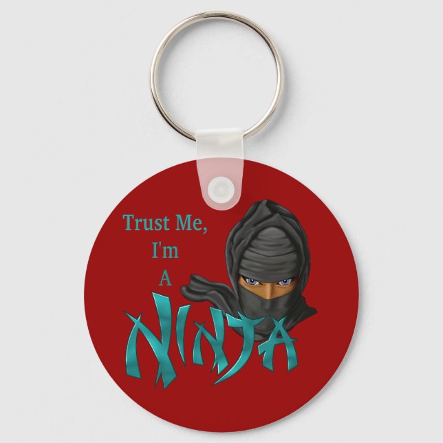 Trust Me I'm A Ninja Keychain (Front)