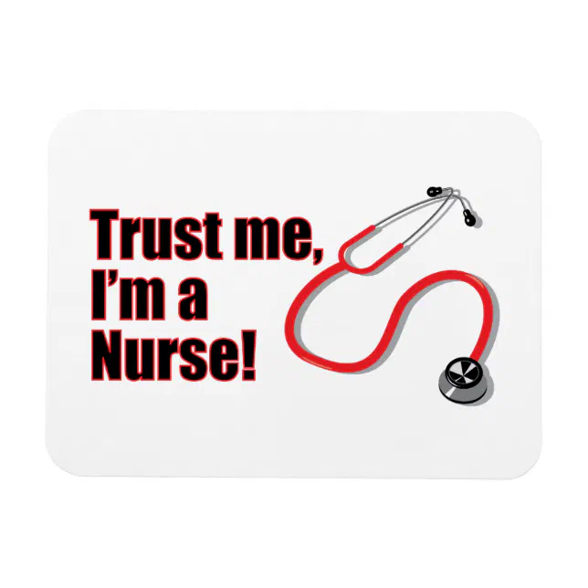 Portachiavi In Legno Per Infermieri "Trust Me, I'm A Nurse" - Regalo Divertente E Premuroso Per Apprezzamento Infermiere
