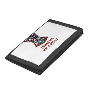 Trust Me, I'm A Pilot Trifold Wallet