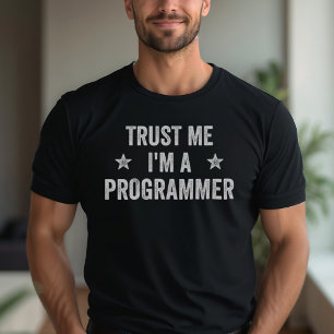 Trust Me I'm A Programmer Vintage Funny Programmer T-Shirt