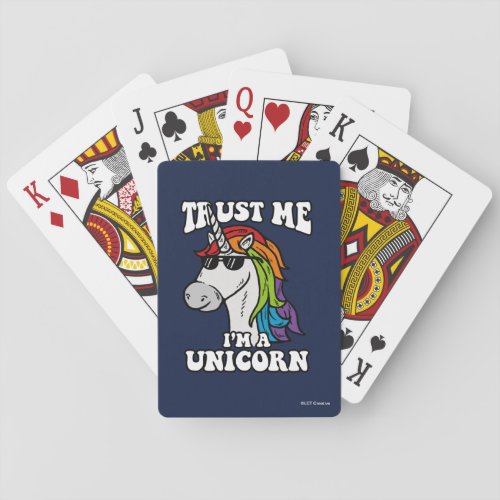 Trust Me Im A Unicorn Poker Cards