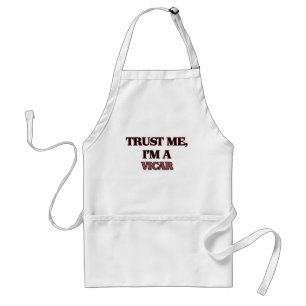 Trust Me I'm A VICAR Adult Apron